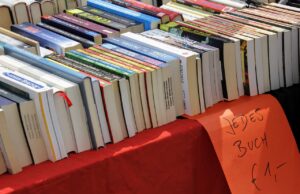 Bücherflohmarkt. Foto: Symbolbild