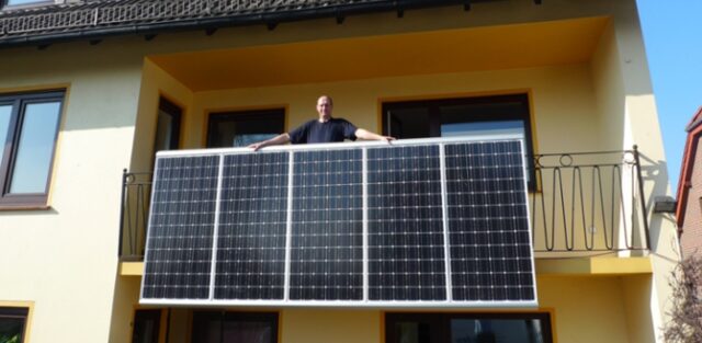 Balkonkraftwerk. Foto: Laudeley Betriebstechnik