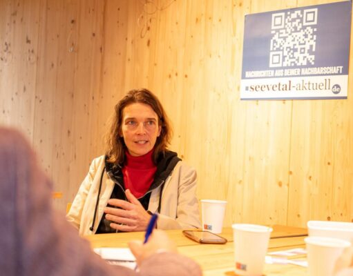 Svenja Stadler (SPD) im Gespräch mit stelle-aktuell.de. Foto: JOTO