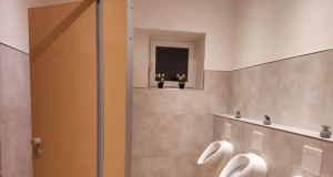 Mehr als nur renoviert: Über 30 Freiwillige haben die Toiletten im Schützenhaus in über 1.500 Stunden in ein barrierefreies, modernes Schmuckstück verwandelt – ein echtes Gemeinschaftswerk. Foto: Grösch