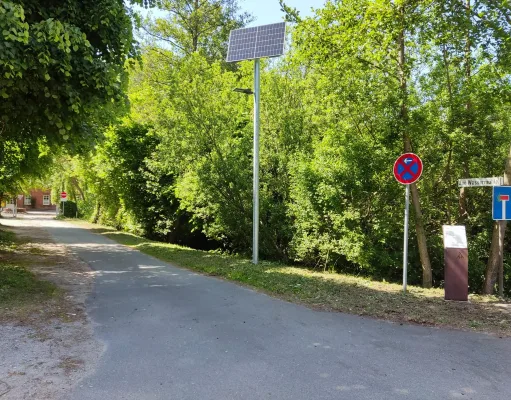 Solarlaternen in Ashausen. Foto: Grösch