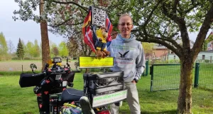 Stephan Martens fährt 2026 allein zum Nordkap – um Hoffnung zu spenden. Foto: Grösch