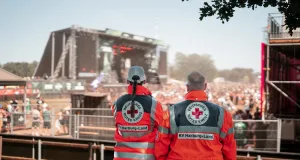 Mehr als 400 DRK-Helfer sorgten beim Hurricane Festival für die medizinische Sicherheit. Foto: DRK-Kreisverband Harburg-Land e.V.