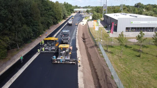 Die Baumaßnahmen an der Osttangente in Winsen (Luhe) kommen deutlich schneller voran als geplant. Foto: Landkreis Harburg