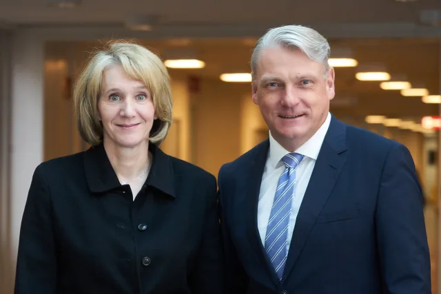 Krankenhaus Buchholz Cord Meyer übernimmt ab sofort als kaufmännischer Geschäftsführer gemeinsam mit der medizinischen Geschäftsführerin, Dr. Franziska von Breunig, als Doppelspitze die Führung der Krankenhäuser Buchholz und Winsen. Foto: Krankenhäuser Buchholz-Winsen