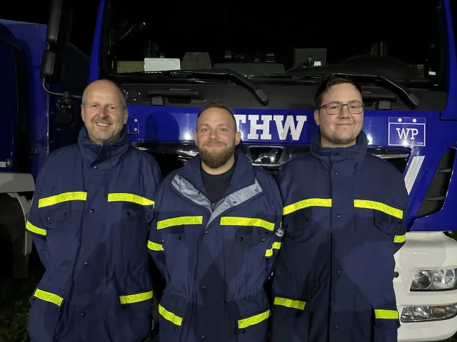 Jörg Bartuschat (v.l.), Michel Schumacher und Tim Sabelmann Foto: Christian Rohlf