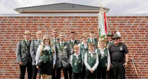 Die Jugendabteilung des Schützenvereins Ashausen feiert in diesem Jahr ihr 50-jähriges Bestehen. Foto: Samuel Lintaro Hopf