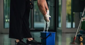 Gebäudereinigung. Foto: IG BAU | Tobias Seifert