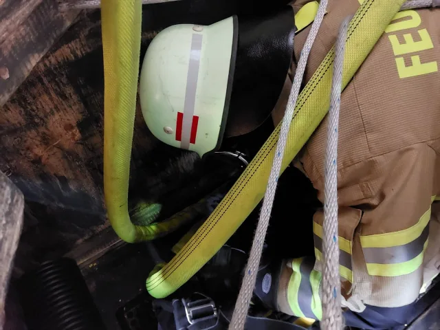 Die Feuerwehr Ashausen trainierte in der Mayday-Arena in Hamburg. Foto: Feuerwehr Ashausen