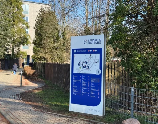 Kreisverwaltung Landkreis Harburg in Winsen (Luhe). Foto: Hamann