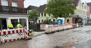 In der Deichstraße in Winsen (Luhe) beginnen ab Dienstag die Bauarbeiten für den letzten Abschnitt der Innenstadtsanierung. Foto: Stadt Winsen (Luhe)