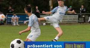 Felix Köppe und seine Luhdorfer befanden sich lange im Höhenflug – im Relegationshalbfinale fand das Fußballmärchen des Aufsteigers jedoch sein Ende. Foto: Ingo Howe