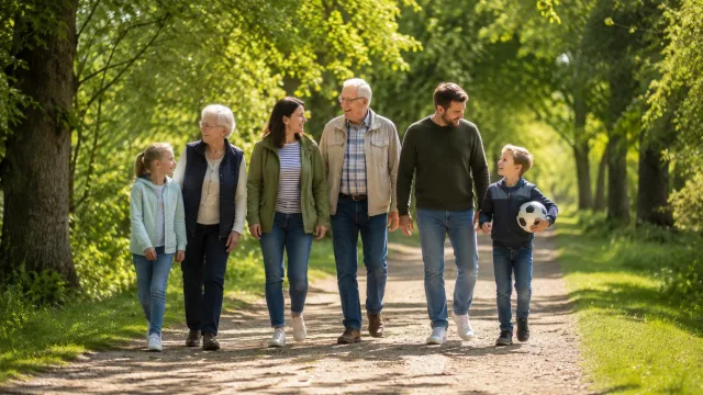 Gemeinsam statt einsam in Stelle. Foto: Grösch/KI generiert