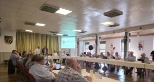 Der Gemeinderat in Stelle beriet auch den Bauturbo. Foto: Grösch