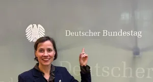 Die Bundestagsabgeordnete Dr. Cornell Babendererde. Foto: Niklas Hintze